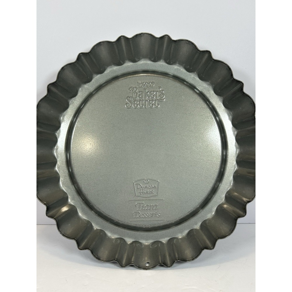 VINTAGE EKCO Baker's Secret Duncan Hines Tiara Dessert Pan Pie Fluted Tart